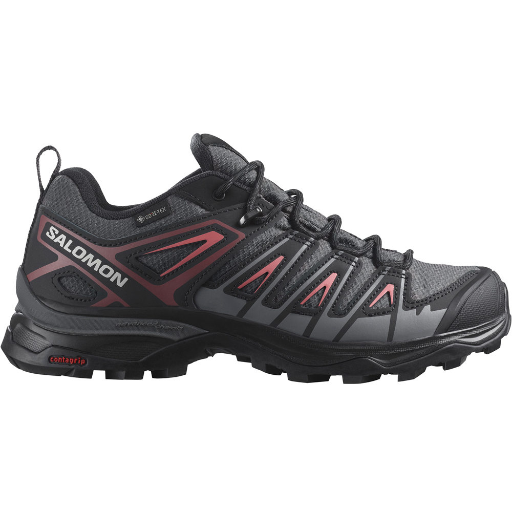 Salomon zapatilla trekking mujer _3_X ULTRA PIONEER GTX W lateral exterior