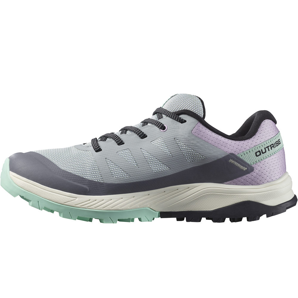 Salomon Outrise Gore-tex azul zapatillas trekking mujer