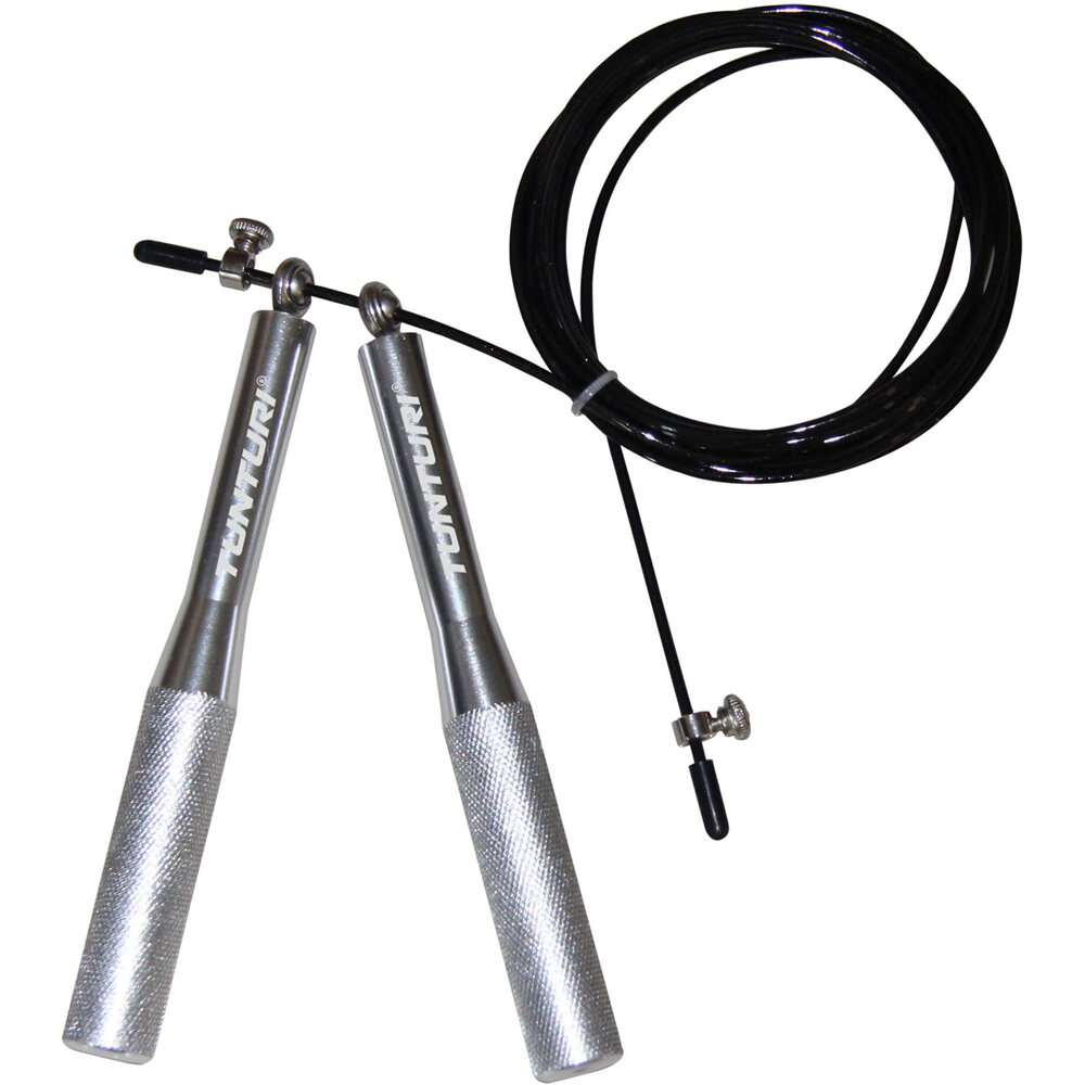 Tunturi comba JUMPROPE STEEL, ADJUST. LENGHT, BEARING ALU HANDLE vista frontal