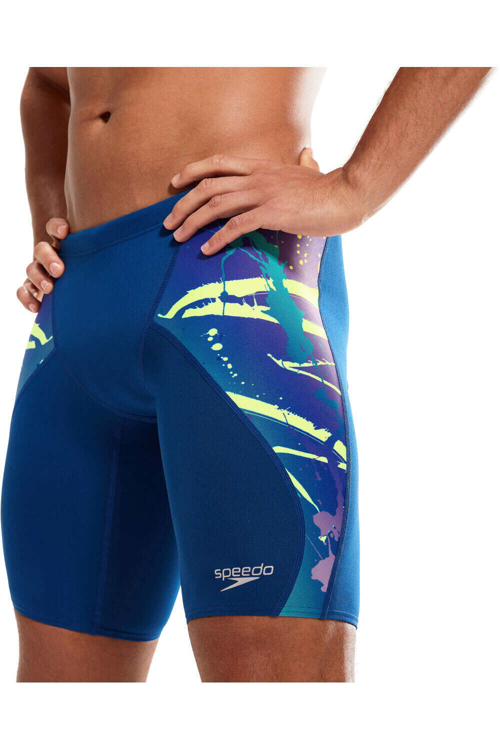 Speedo bañador natación hombre Placement Digital V-Cut Jammer 03