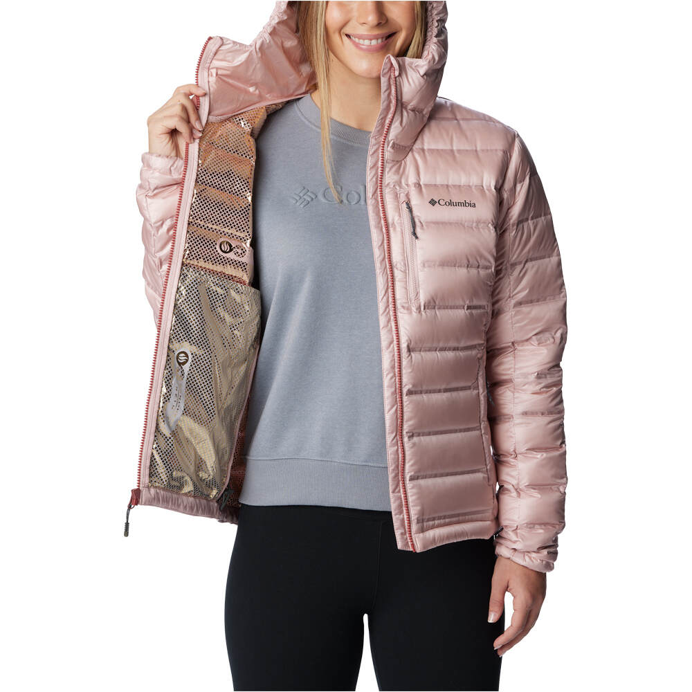 Columbia chaqueta outdoor mujer Pebble Peak Down Hooded Jacket 03