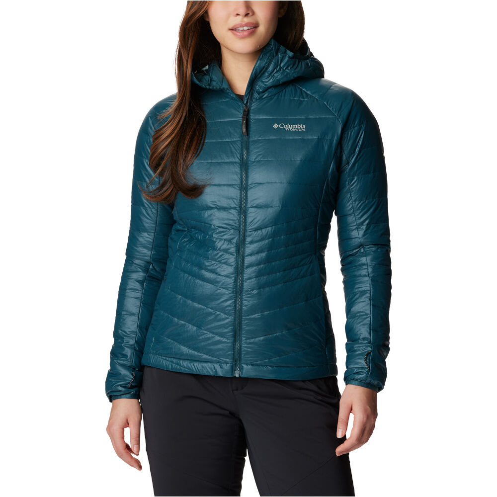 Columbia chaqueta outdoor mujer Platinum Peak Hooded Jacket vista frontal