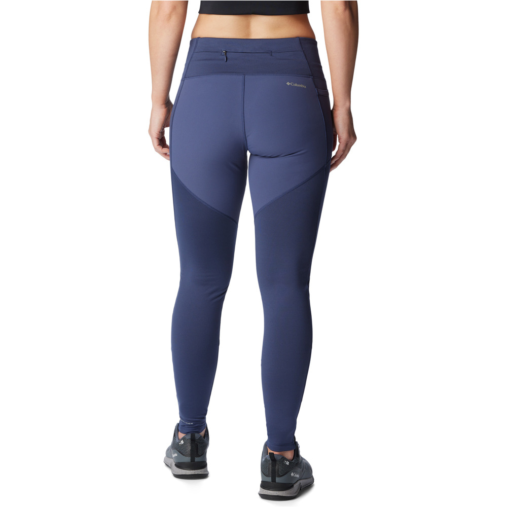 Columbia pantalón montaña mujer Back Beauty Warm Hybrid Legging vista trasera