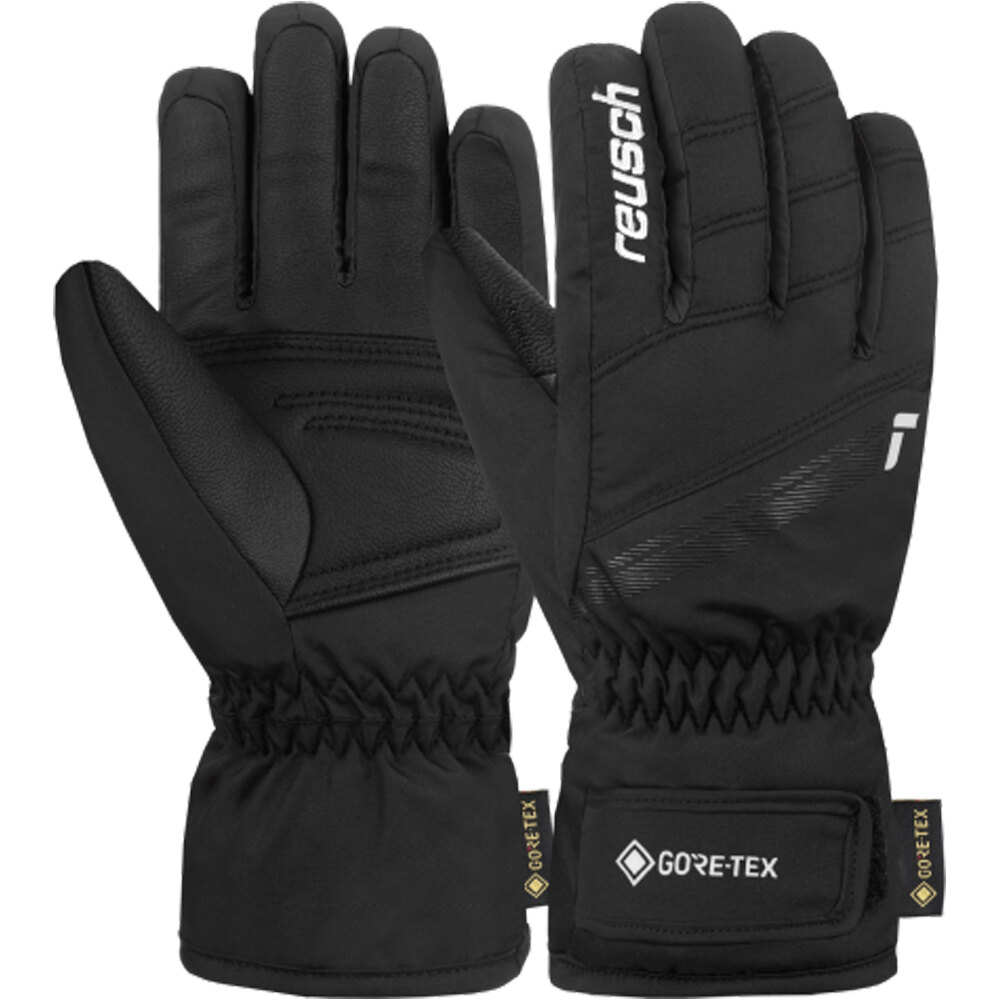 Guantes de esquí niños Justin GTX Goretex negro