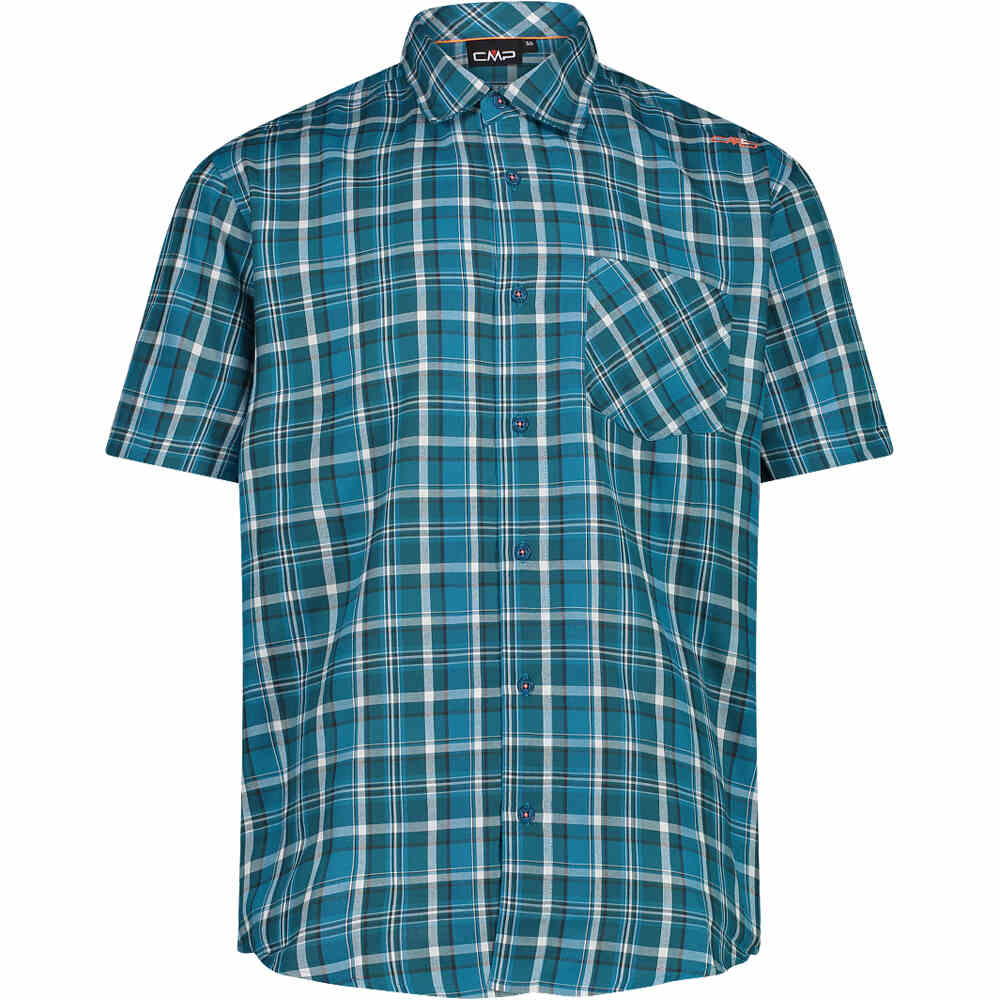 Cmp camisa montaña manga corta hombre MAN SHIRT VE vista frontal