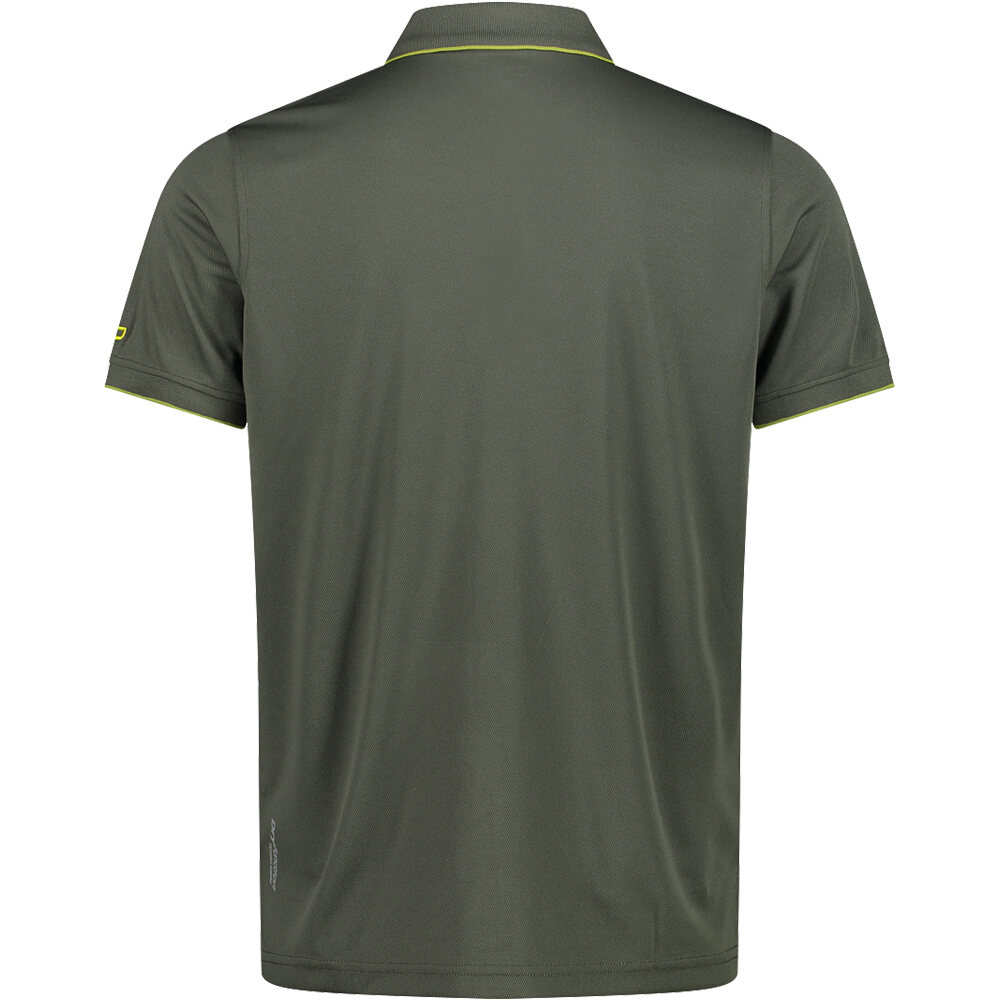 Cmp camiseta montaña manga corta hombre MAN POLO vista trasera