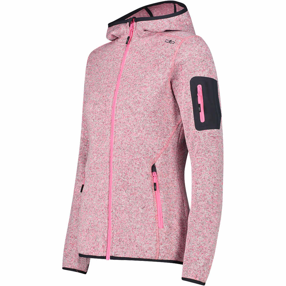 Cmp forro polar mujer WOMAN JACKET FIX HOOD vista detalle