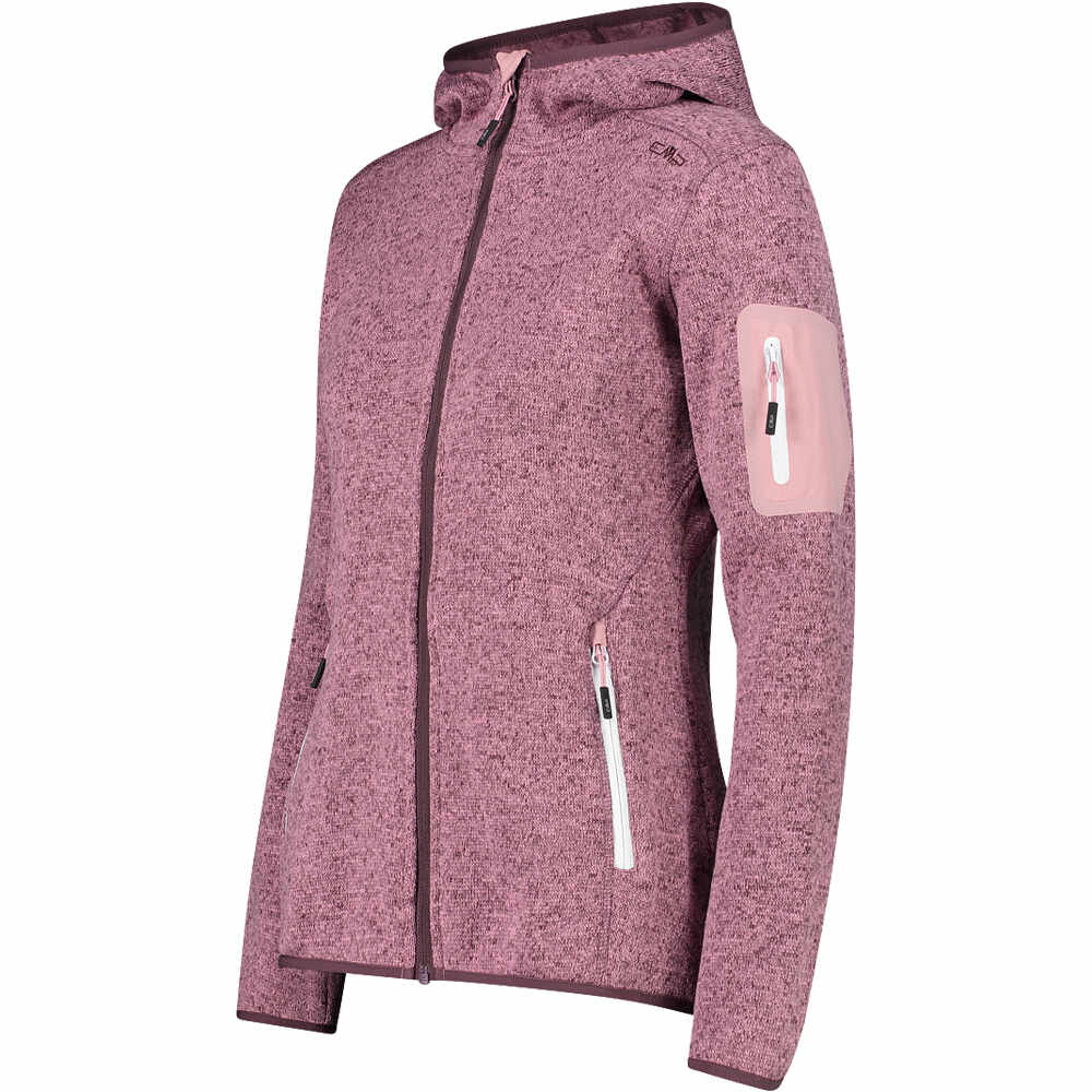 Cmp forro polar mujer WOMAN JACKET FIX HOOD vista detalle