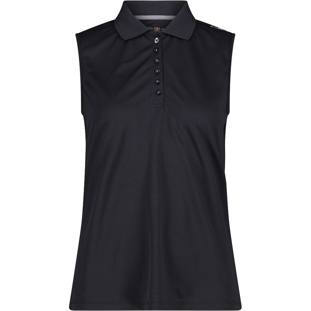 Cmp camiseta tirantes WOMAN POLO SLEEVELESS vista frontal