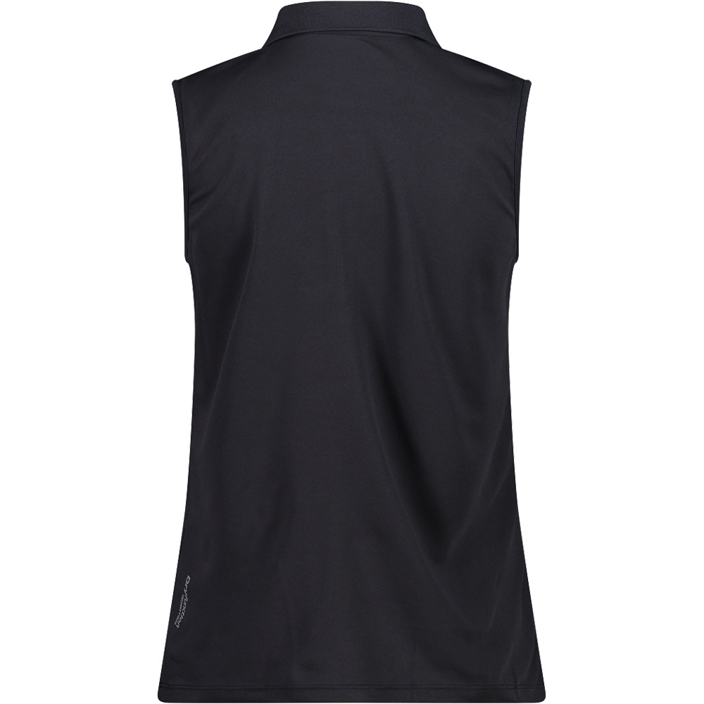 Cmp camiseta tirantes WOMAN POLO SLEEVELESS vista trasera