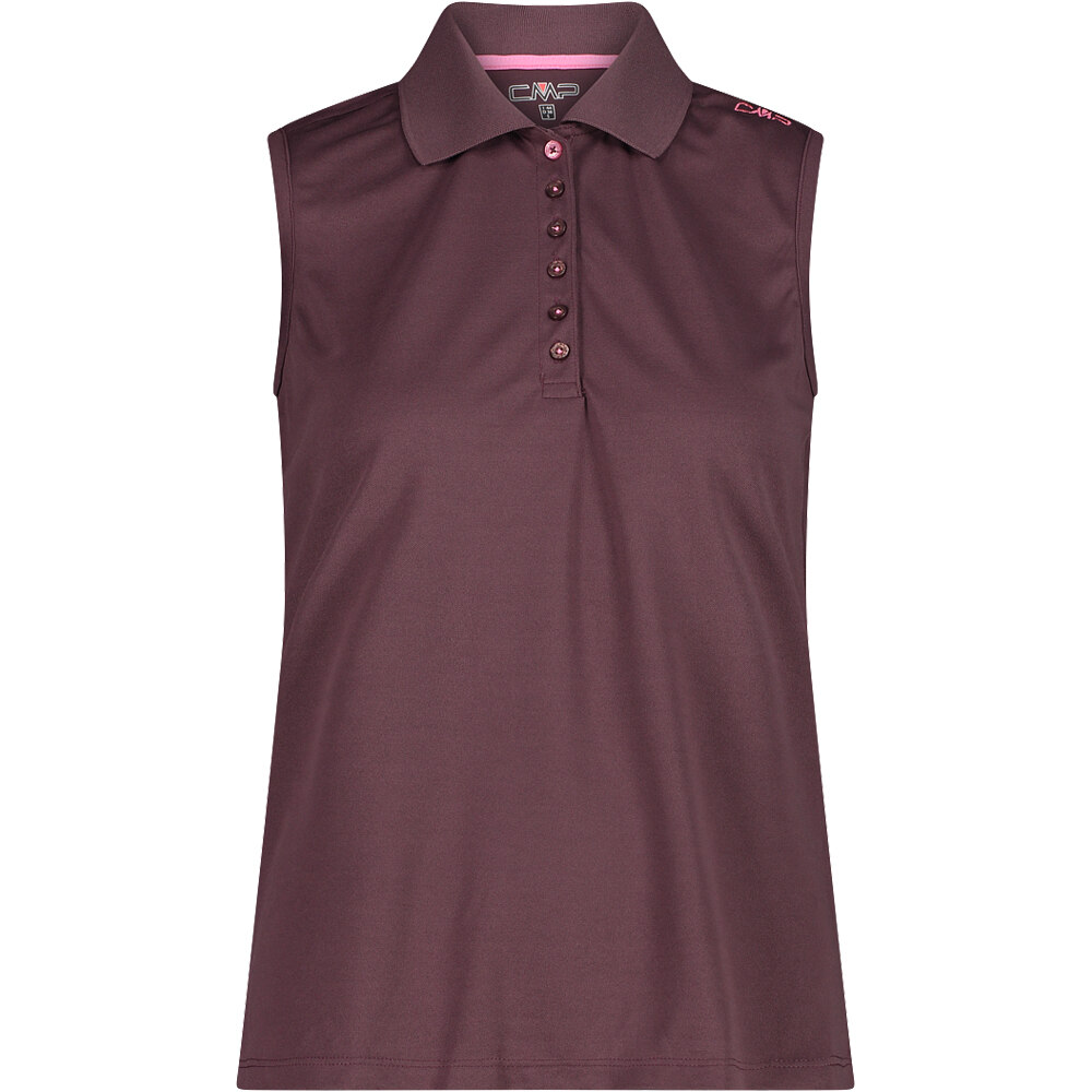 Cmp camiseta tirantes WOMAN POLO SLEEVELESS vista frontal