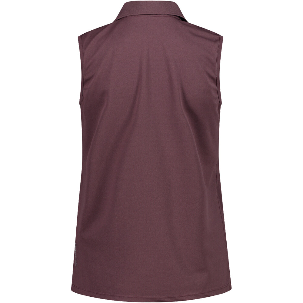 Cmp camiseta tirantes WOMAN POLO SLEEVELESS vista trasera