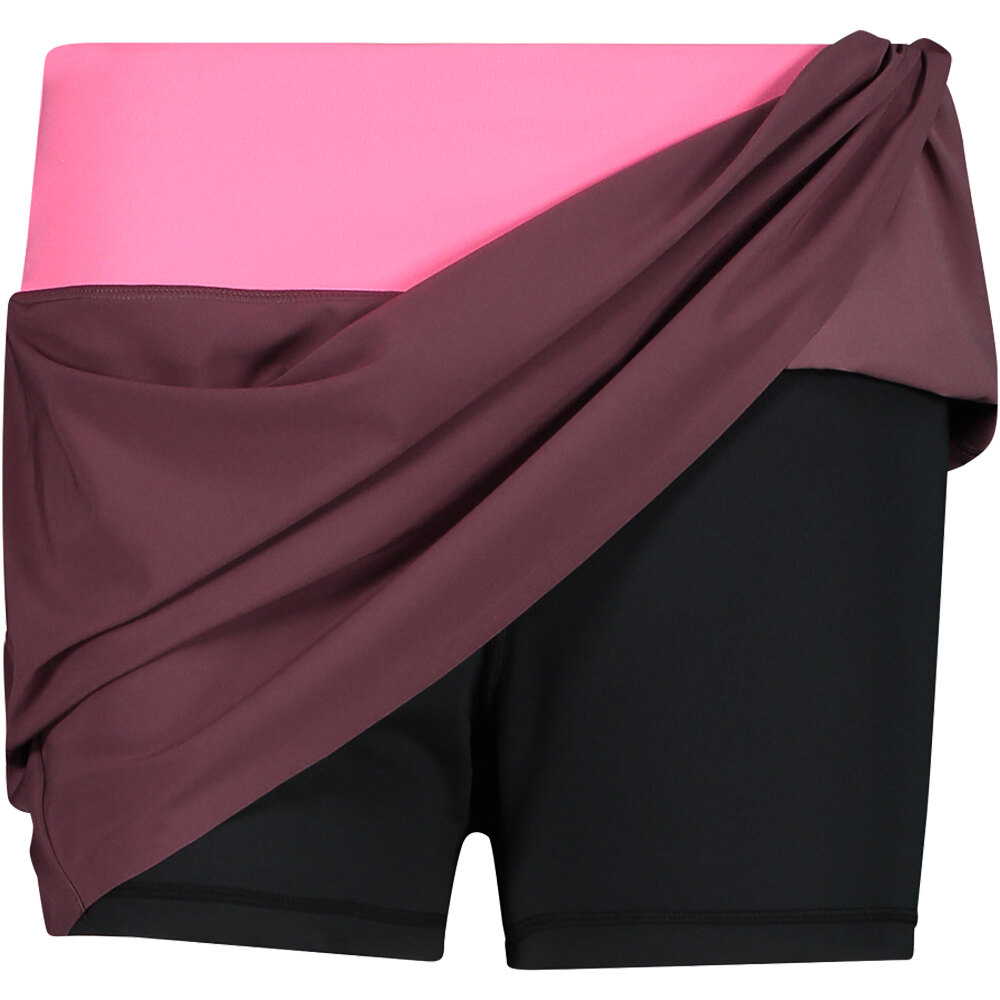 Cmp mallas trail running cortas mujer WOMAN SKIRT TRAIL 2-IN-1 03