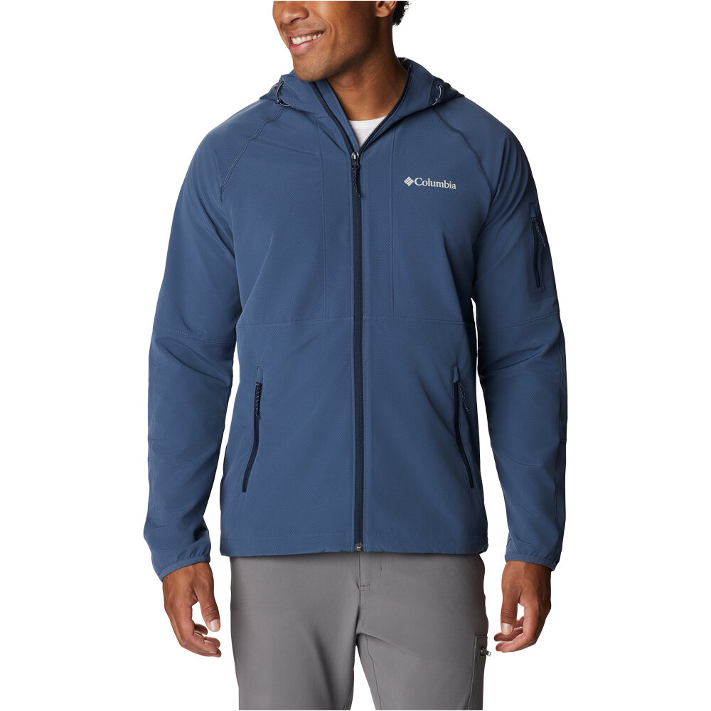 Columbia chaqueta softshell hombre Tall Heights Hooded Softshell vista frontal