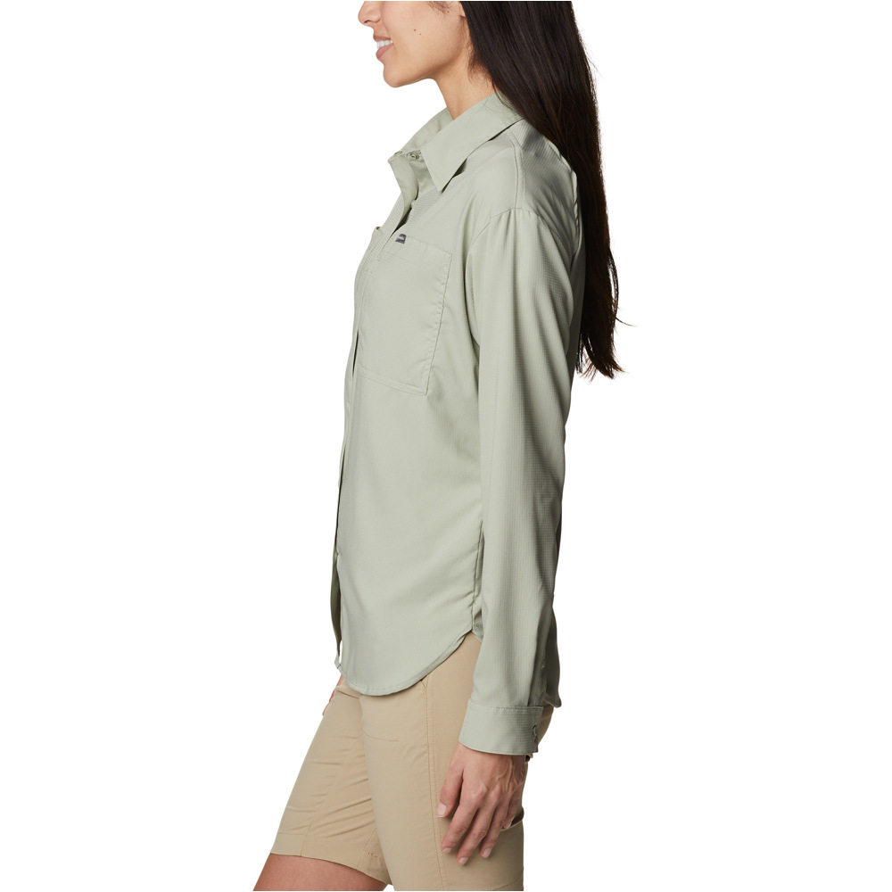 Columbia camisa montaña manga larga mujer Silver Ridge Utility LS Shirt vista detalle