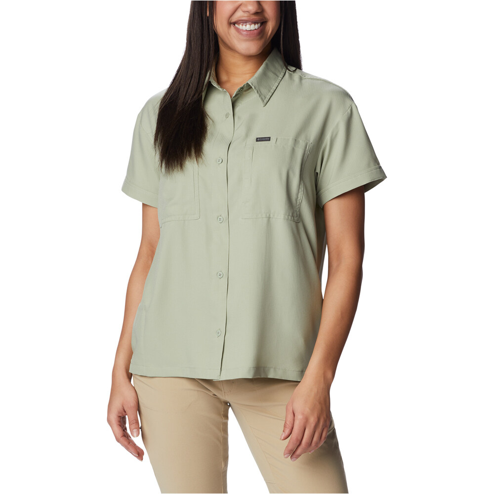 Columbia camisa montaña manga corta mujer Silver Ridge Utility SS Shirt vista frontal