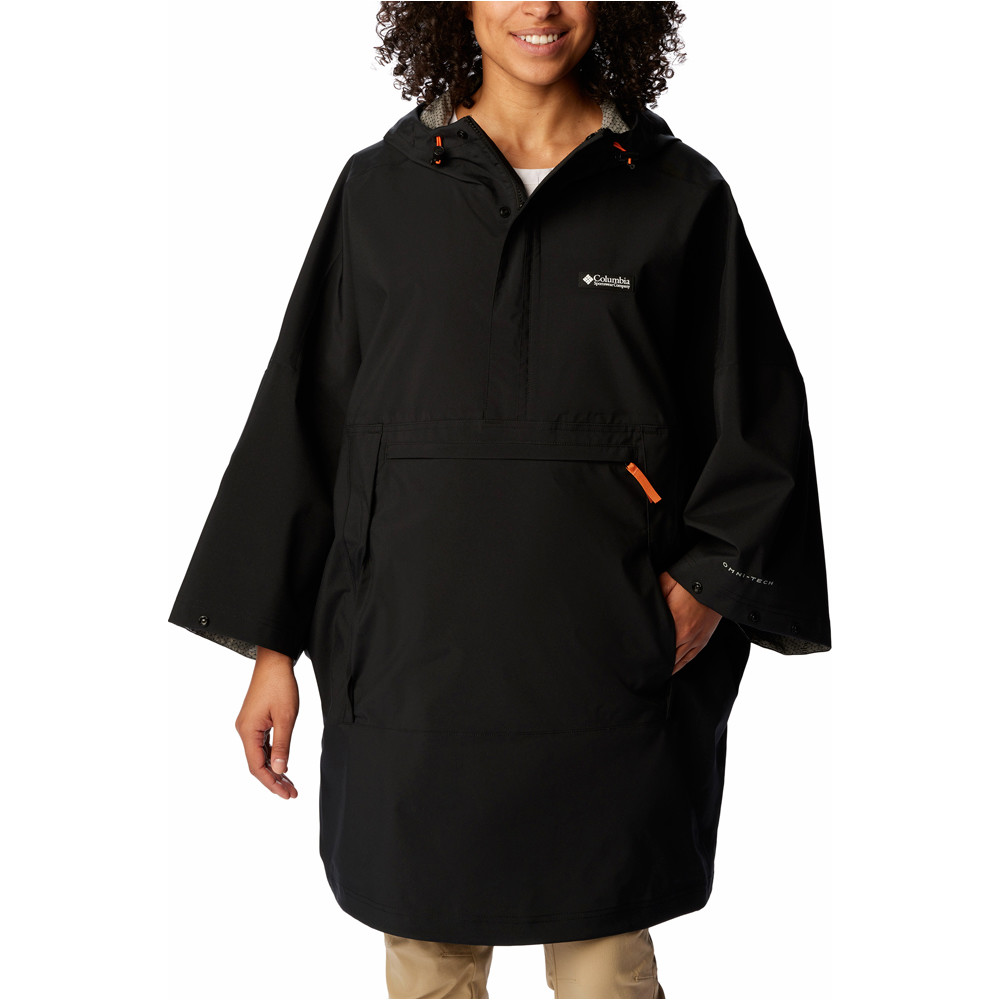 Columbia poncho montaña Deschutes Valley Unisex Rain Poncho vista frontal