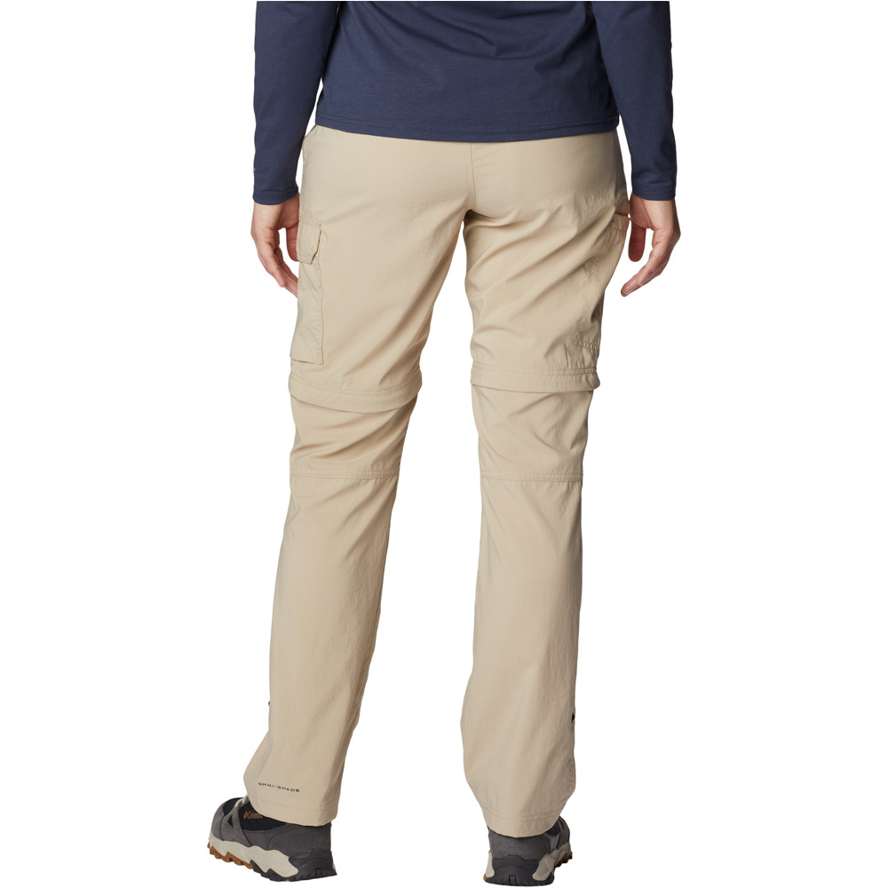 Columbia pantalón montaña mujer Silver Ridge Utility Convertible Pant vista trasera