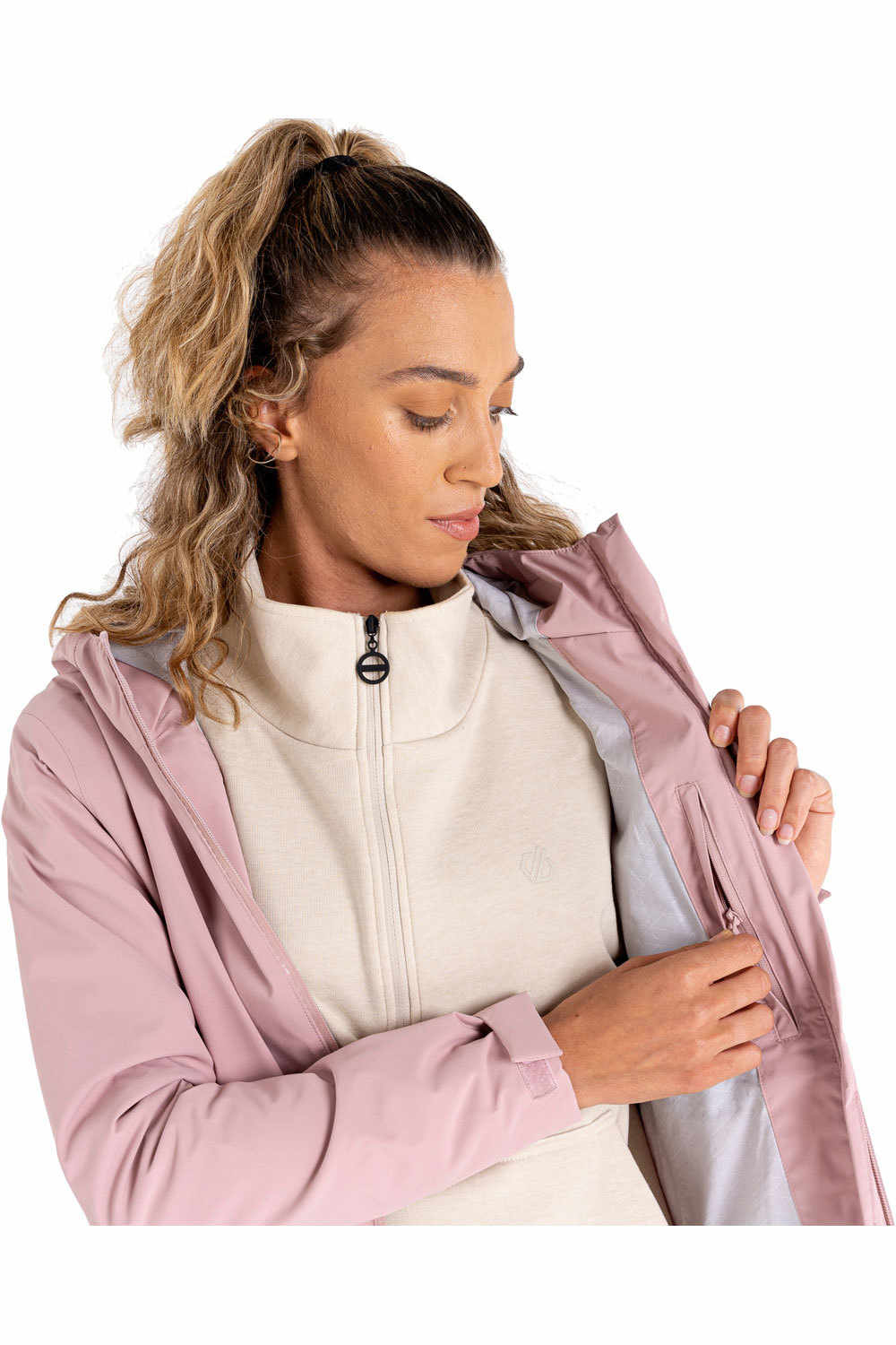 Dare2b chaqueta impermeable mujer Switch Up Jacket vista detalle