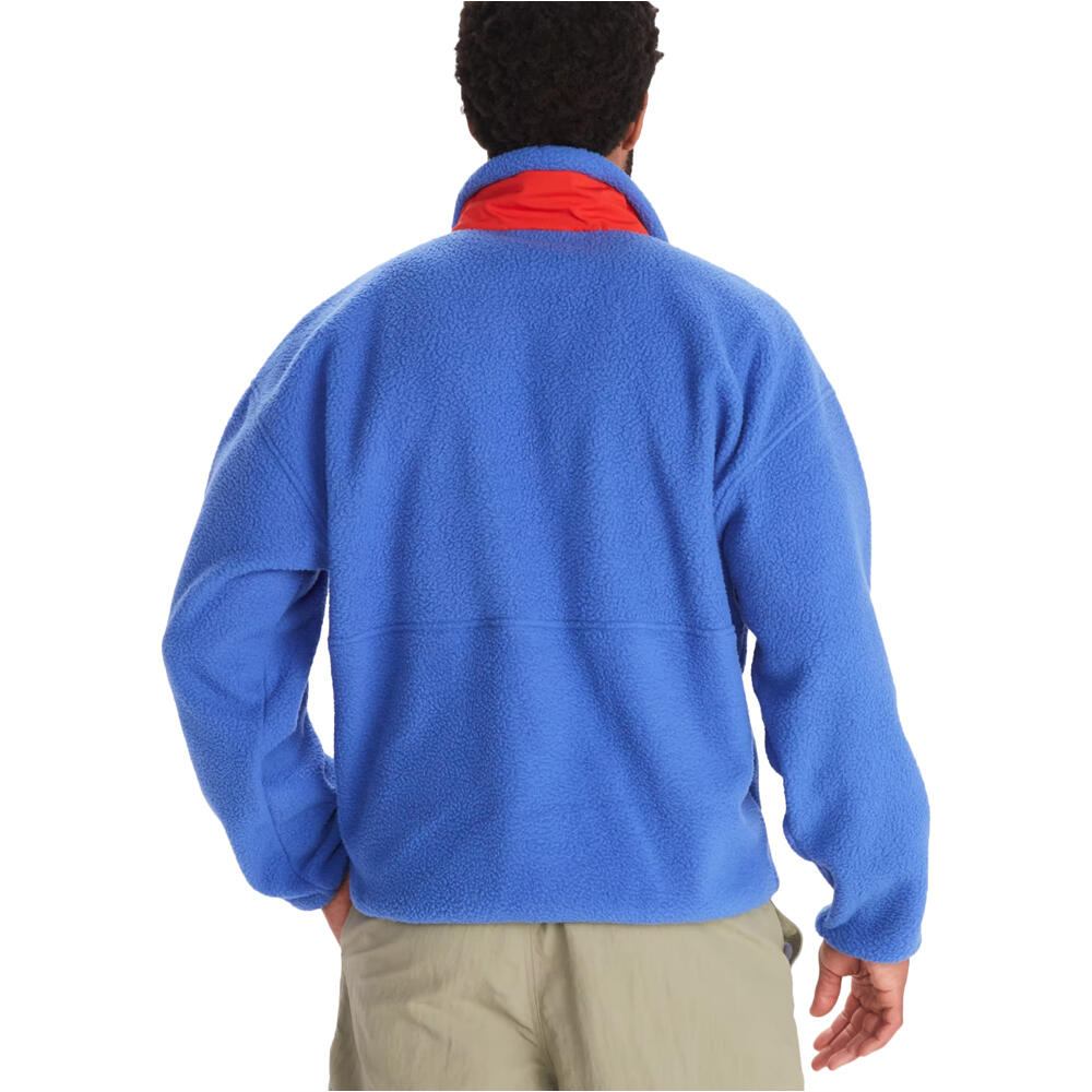 Marmot forro polar hombre 94 E.C.O. Recycled Fleece vista trasera