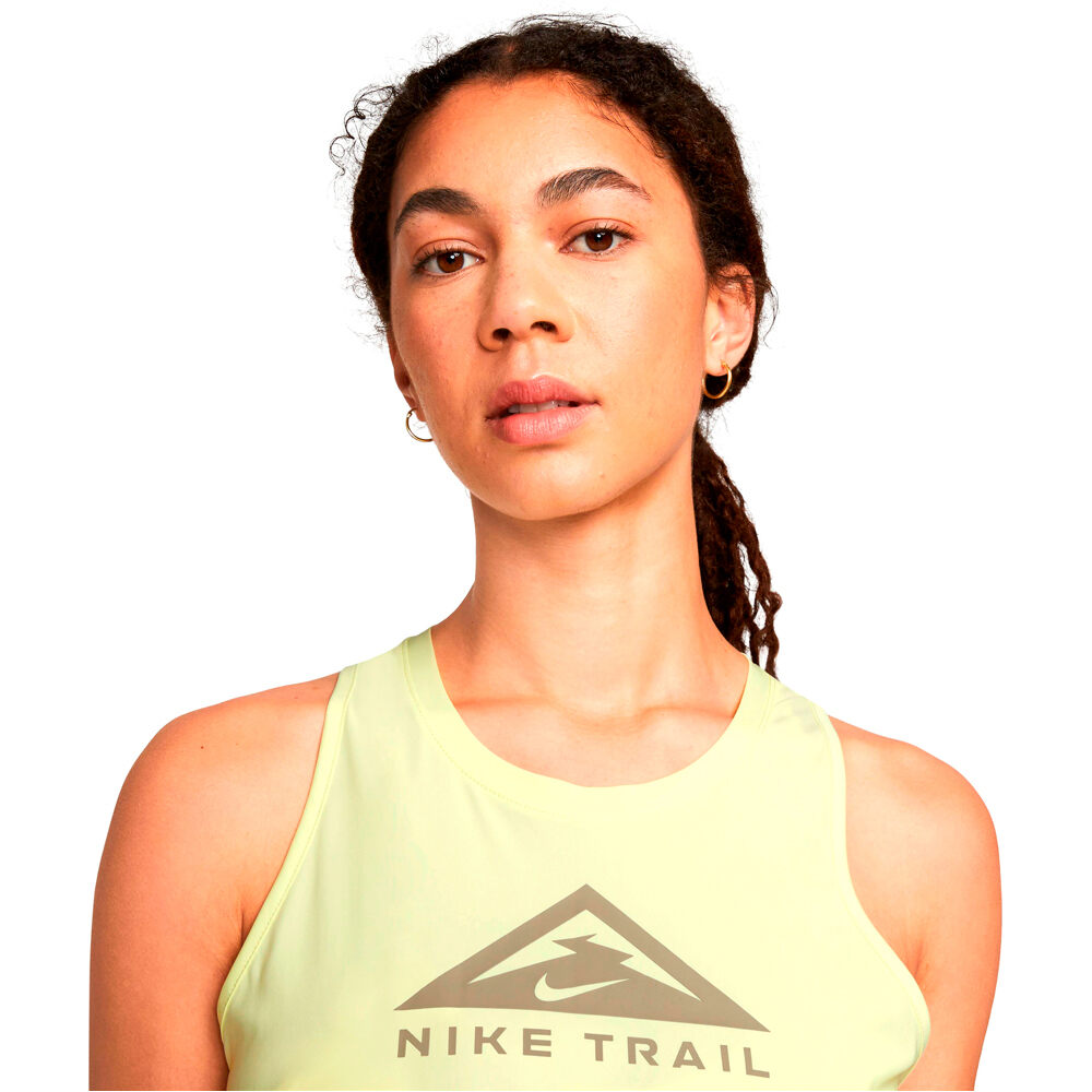 Nike camiseta tirantes running W NK TRAIL DF TANK vista detalle