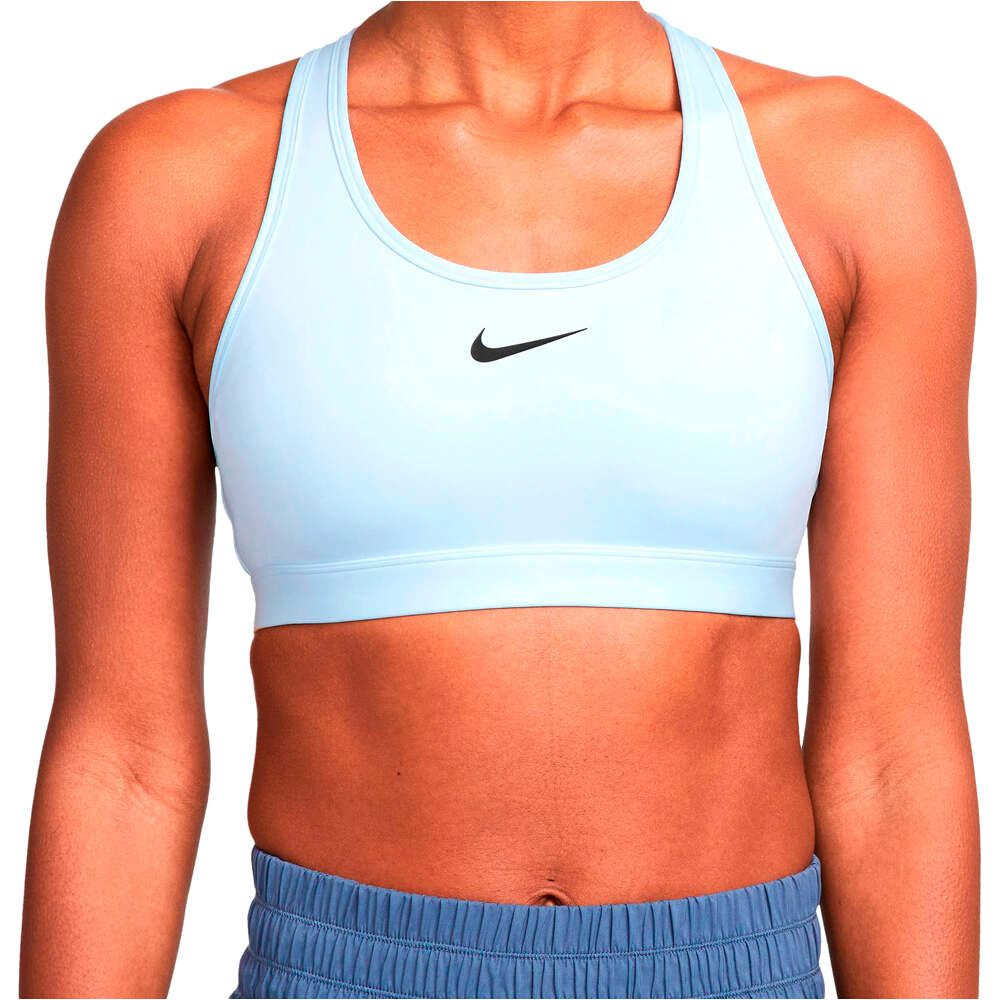 Nike body running mujer W NK SWSH MED SPT BRA vista frontal