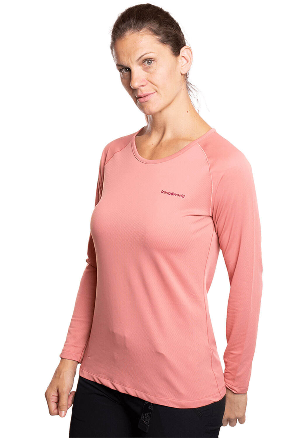 Trango camiseta montaña manga larga mujer CAMISETA TABERG vista frontal