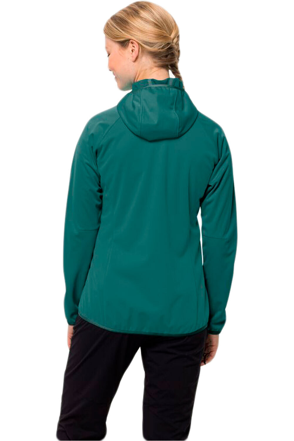 Jack Wolfskin chaqueta softshell mujer GO HIKE SOFTSHELL W vista trasera