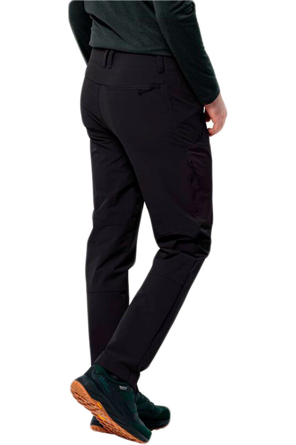 Jack Wolfskin pantalón montaña hombre GLASTAL WINTER PANTS M vista trasera