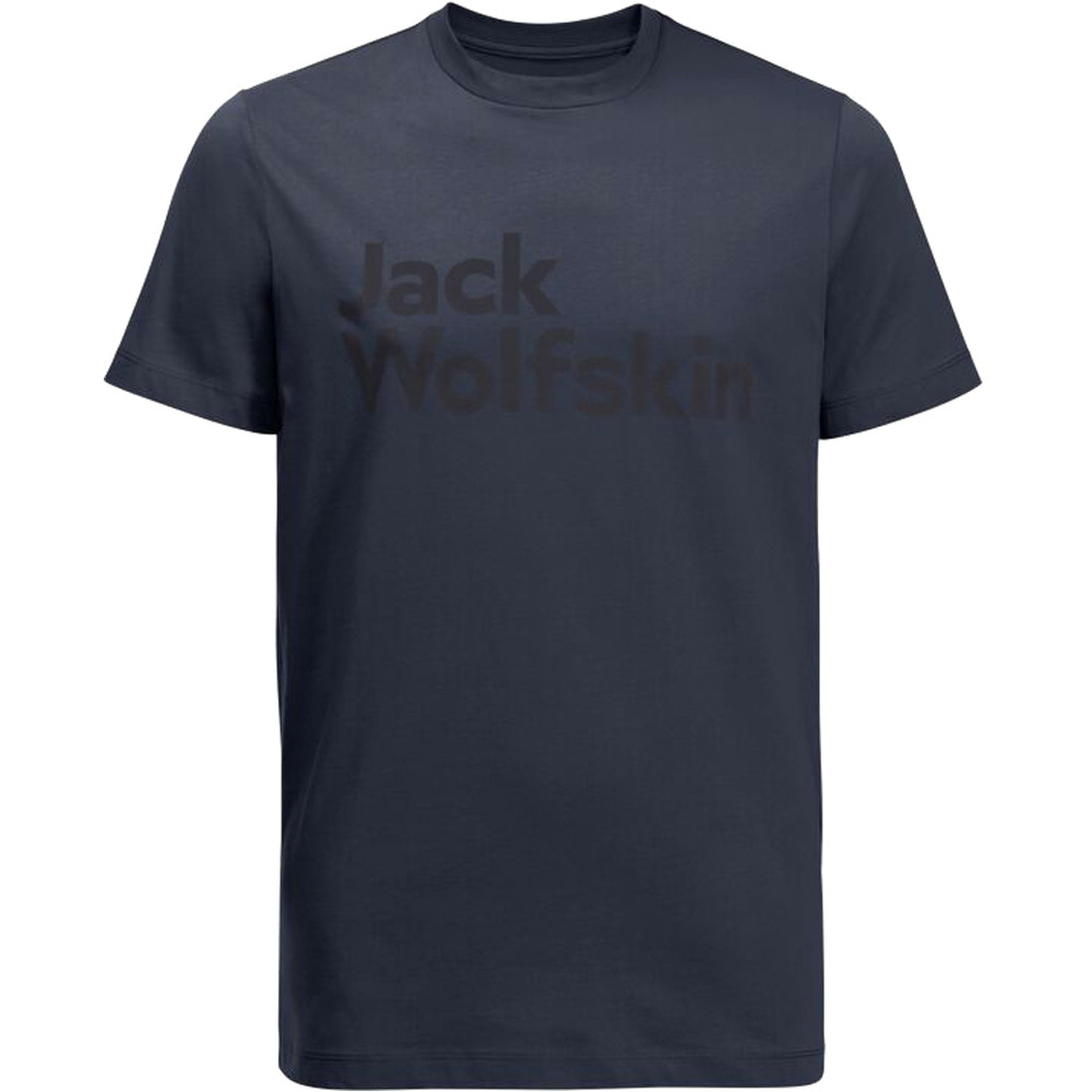 Jack Wolfskin camiseta manga corta hombre ESSENTIAL LOGO T M vista detalle