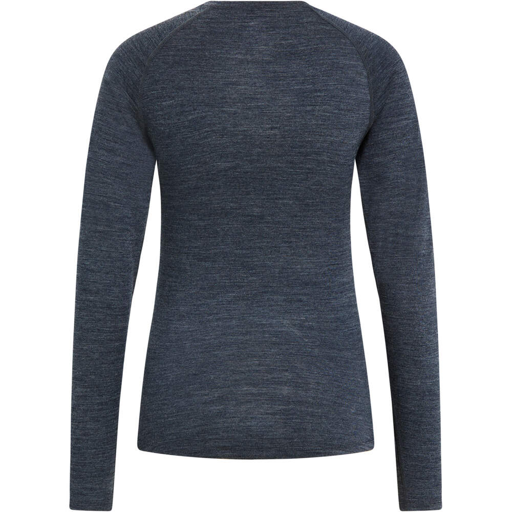 Odlo camiseta térmica manga larga mujer BL TOP crew neck l/s NATURAL PERFORMANCE vista trasera