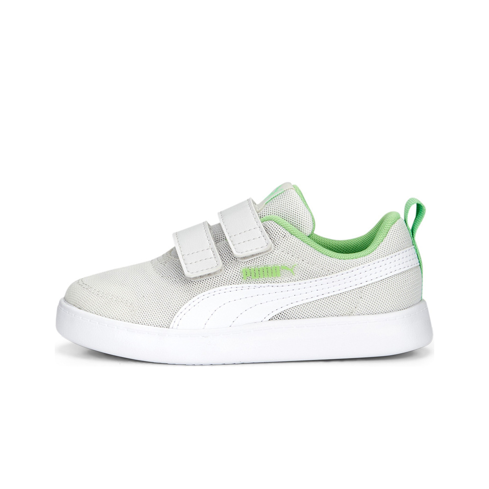 Puma zapatilla moda niño Courtflex v2 Mesh V PS lateral exterior