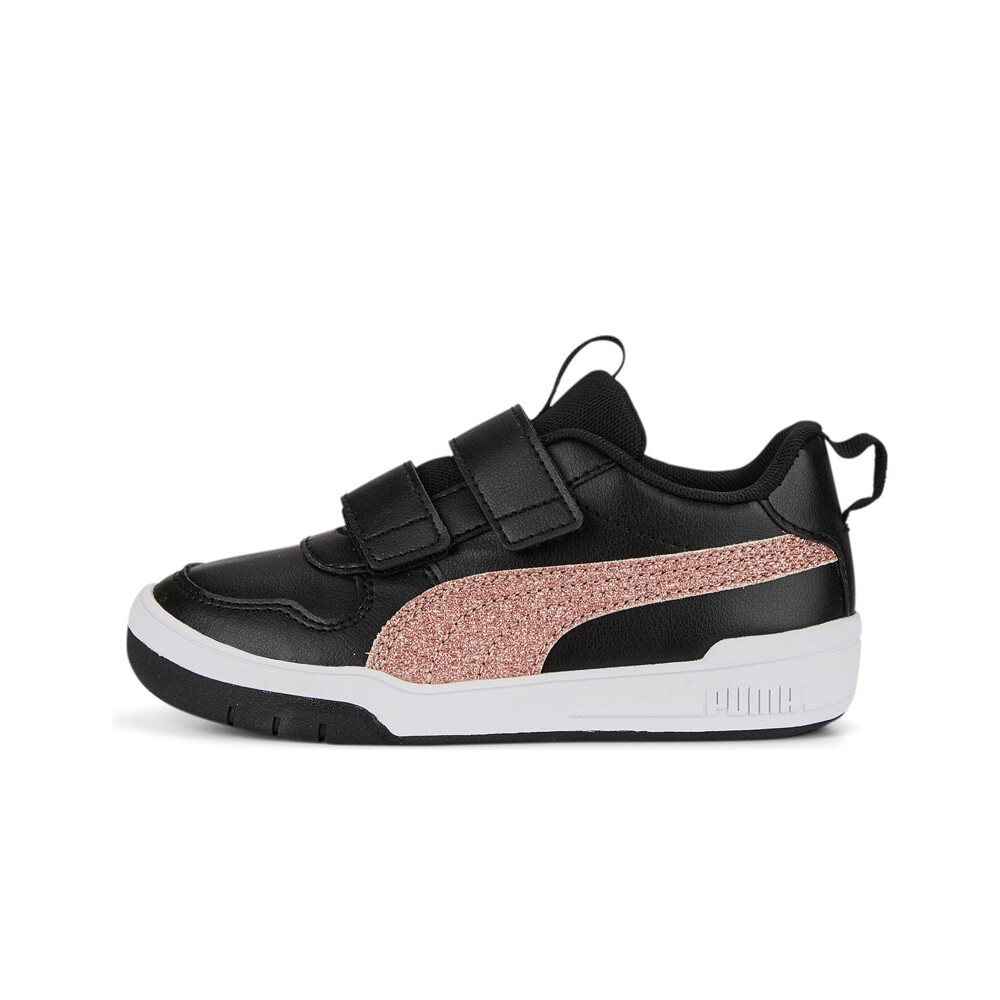 Puma zapatilla moda niño Multiflex Glitz FS V PS lateral exterior