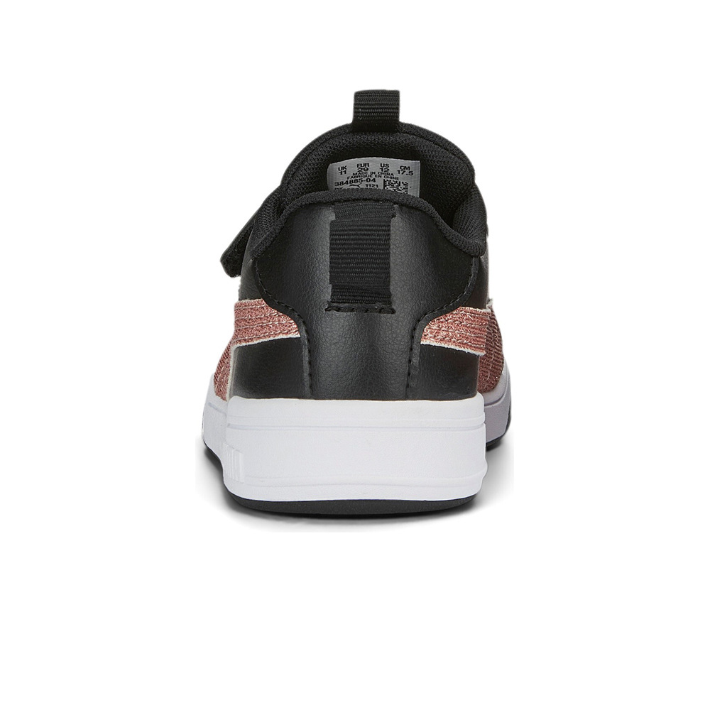 Puma zapatilla moda niño Multiflex Glitz FS V PS vista trasera