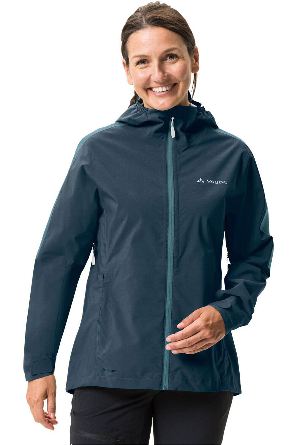 Vaude chaqueta impermeable mujer Women's Moab Rain Jacket II vista frontal