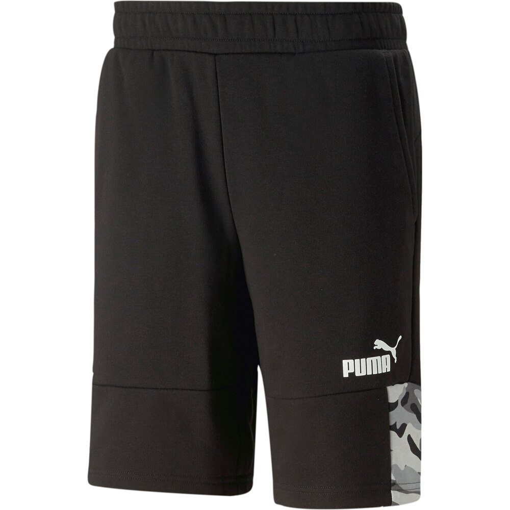 Puma bermudas hombre ESS BLOCK CAMO Shorts 10'' TR vista detalle