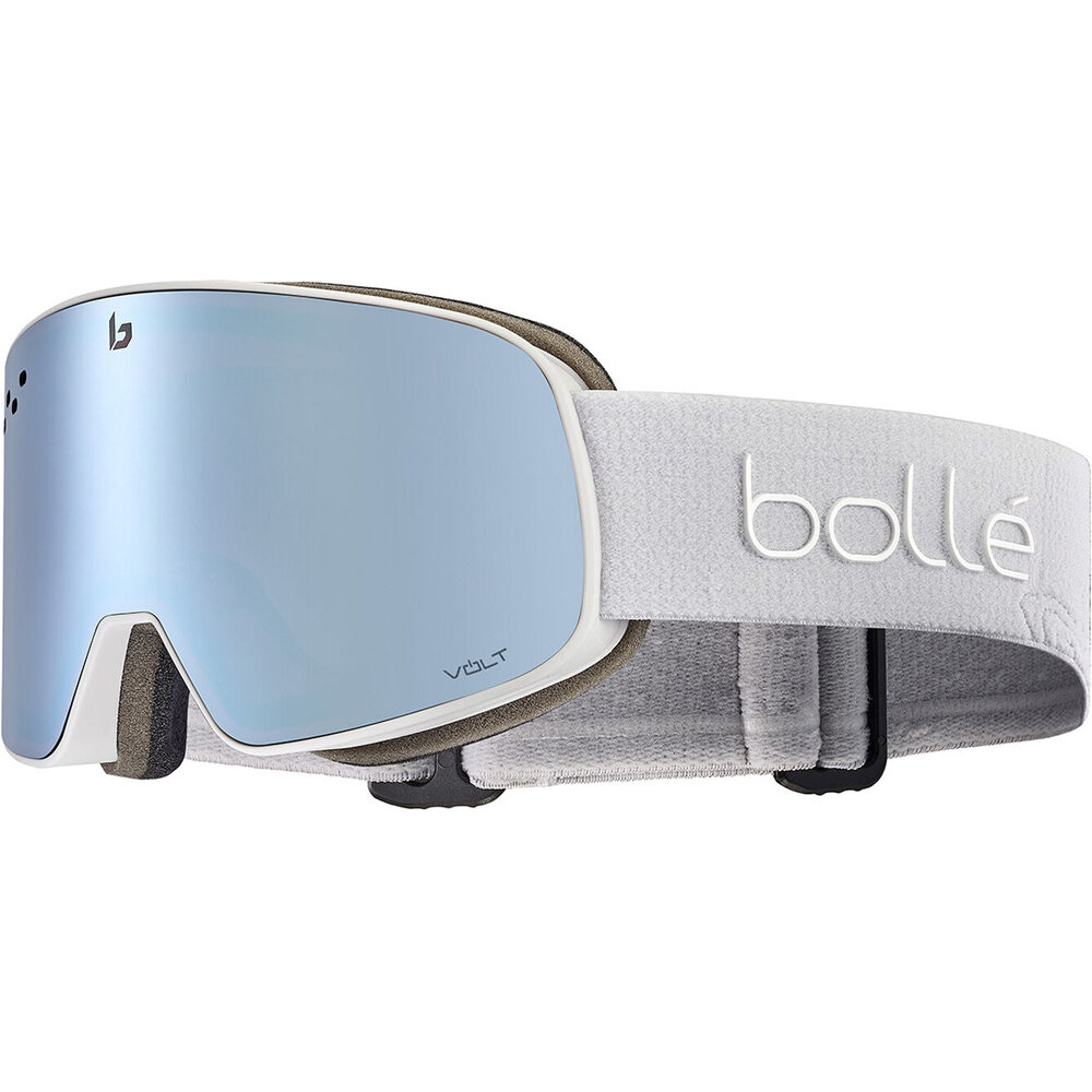 Bolle gafas ventisca NEVADA Lightest Grey Matte - Volt Ice Blue Cat 3 vista frontal