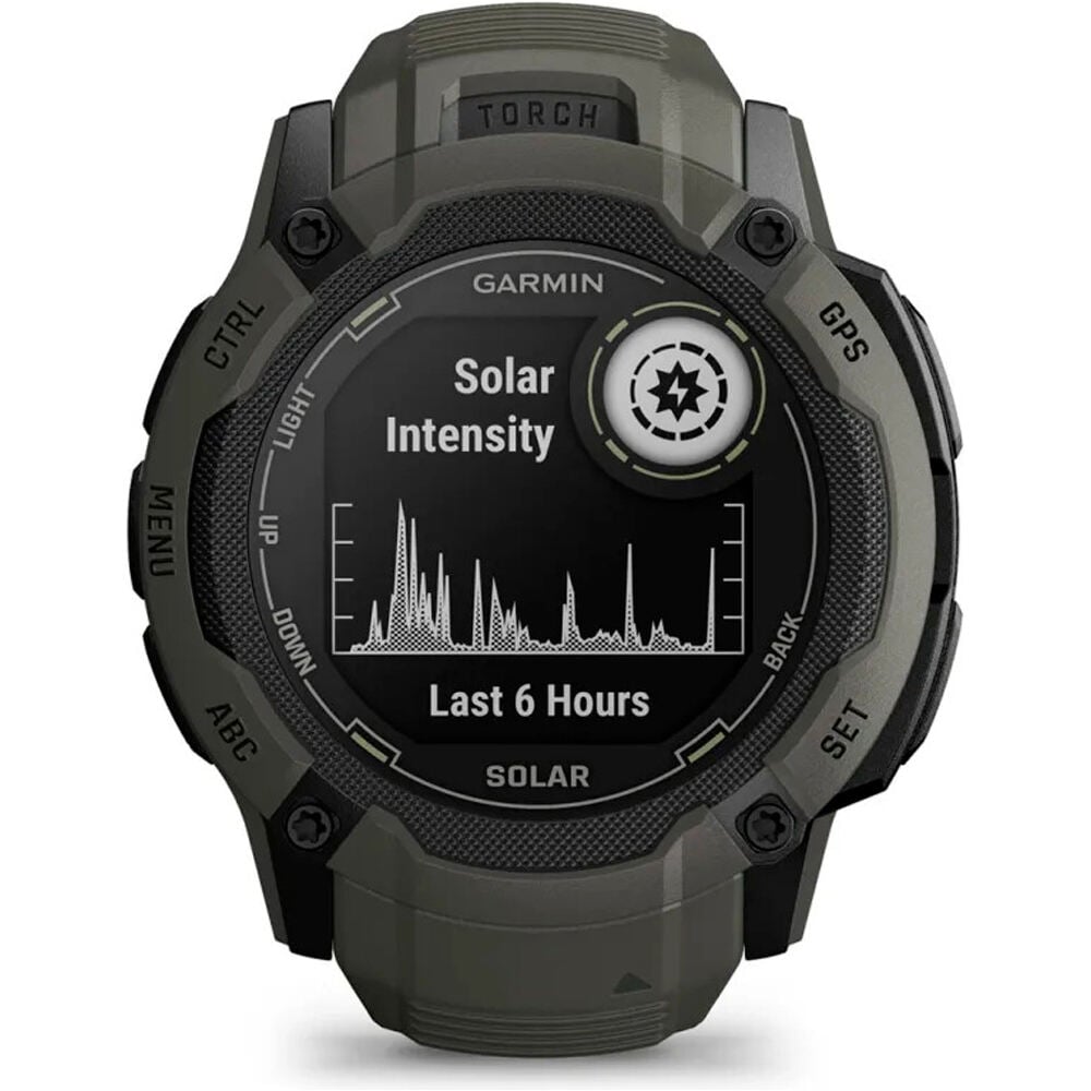 Garmin pulsómetros con gps Instinct 2X Solar Moss 02