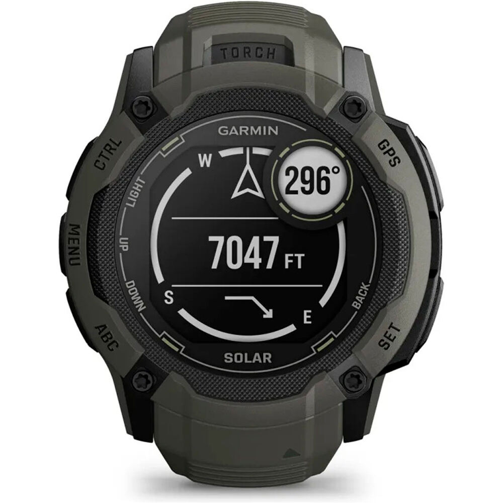 Garmin pulsómetros con gps Instinct 2X Solar Moss 06