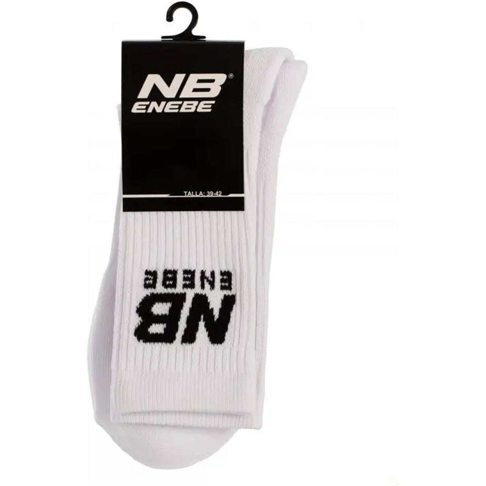 Calcetines Enebe Revolution blancos, 1 par - Zona de Padel