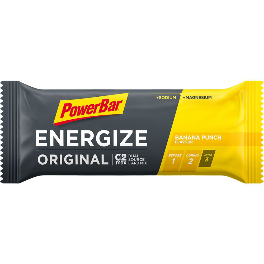 Powerbar barritas energéticas Energize Original Banana Punch vista frontal