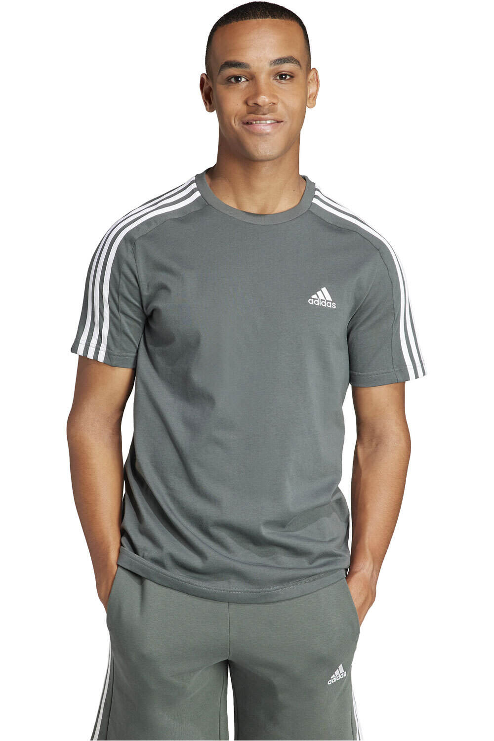 adidas camiseta manga corta hombre M 3S SJ T vista frontal