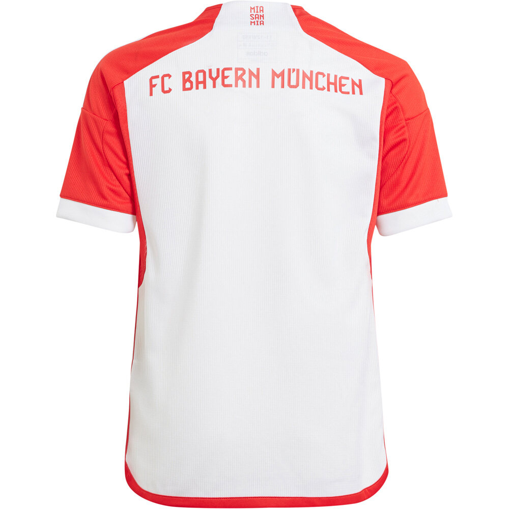 adidas camiseta de fútbol oficiales niño B.MUNICH 24 H JSY Y BLRO vista trasera