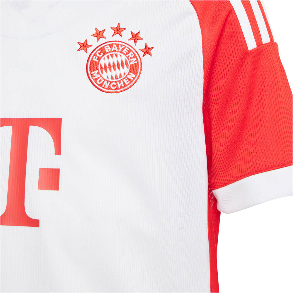 adidas camiseta de fútbol oficiales niño B.MUNICH 24 H JSY Y BLRO vista detalle