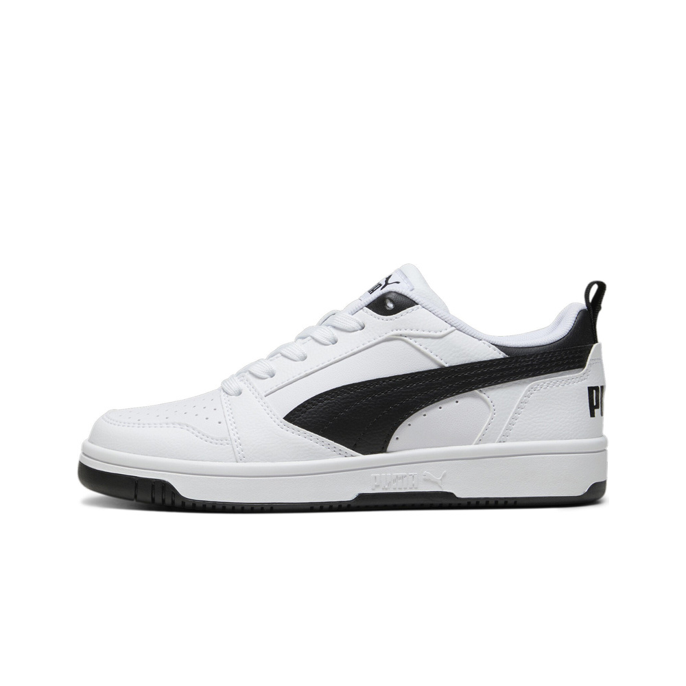 Puma zapatilla moda niño Rebound V6 Lo J lateral exterior