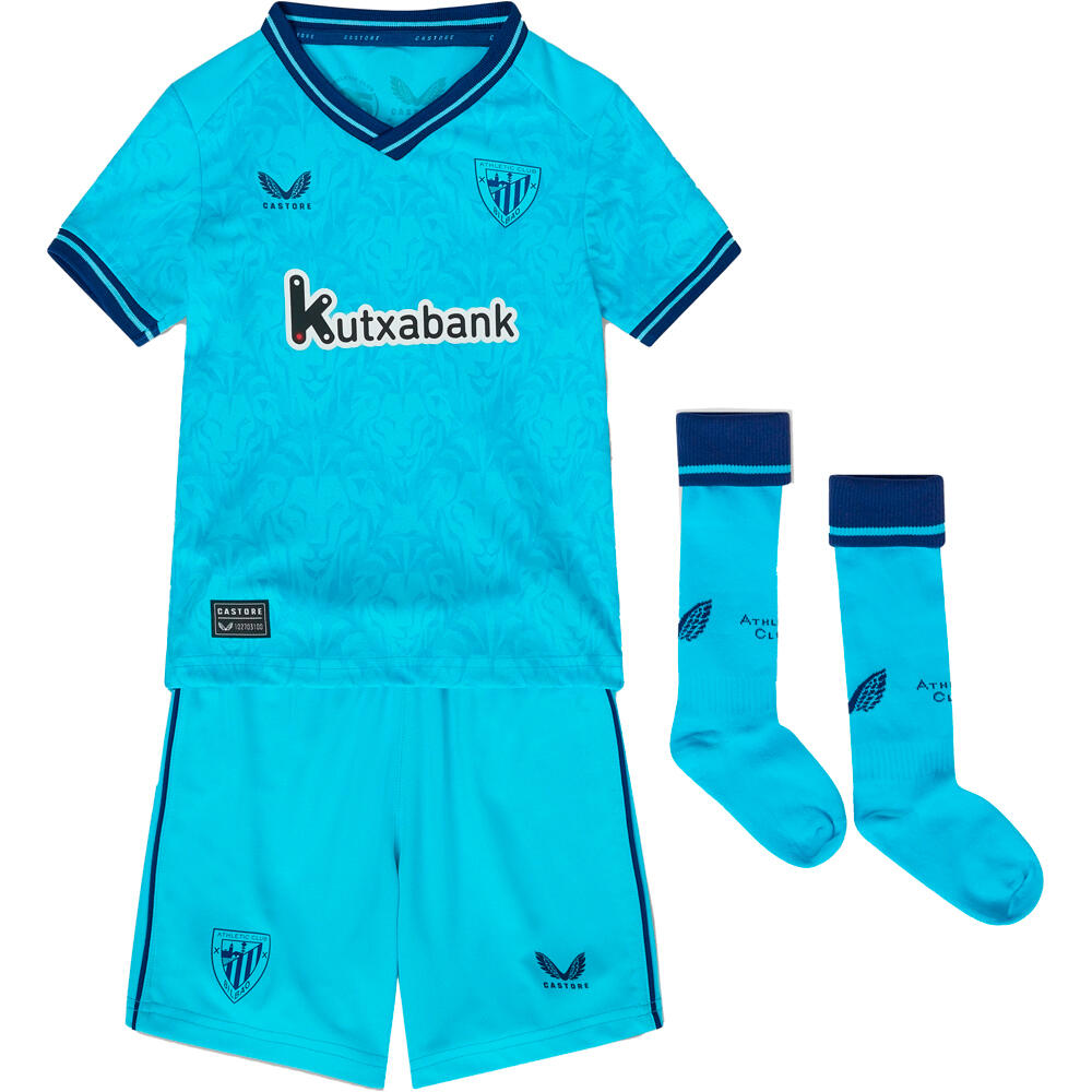 Castore Athletic Bilbao 23/24 Segunda Equipación azul camisetas de fútbol