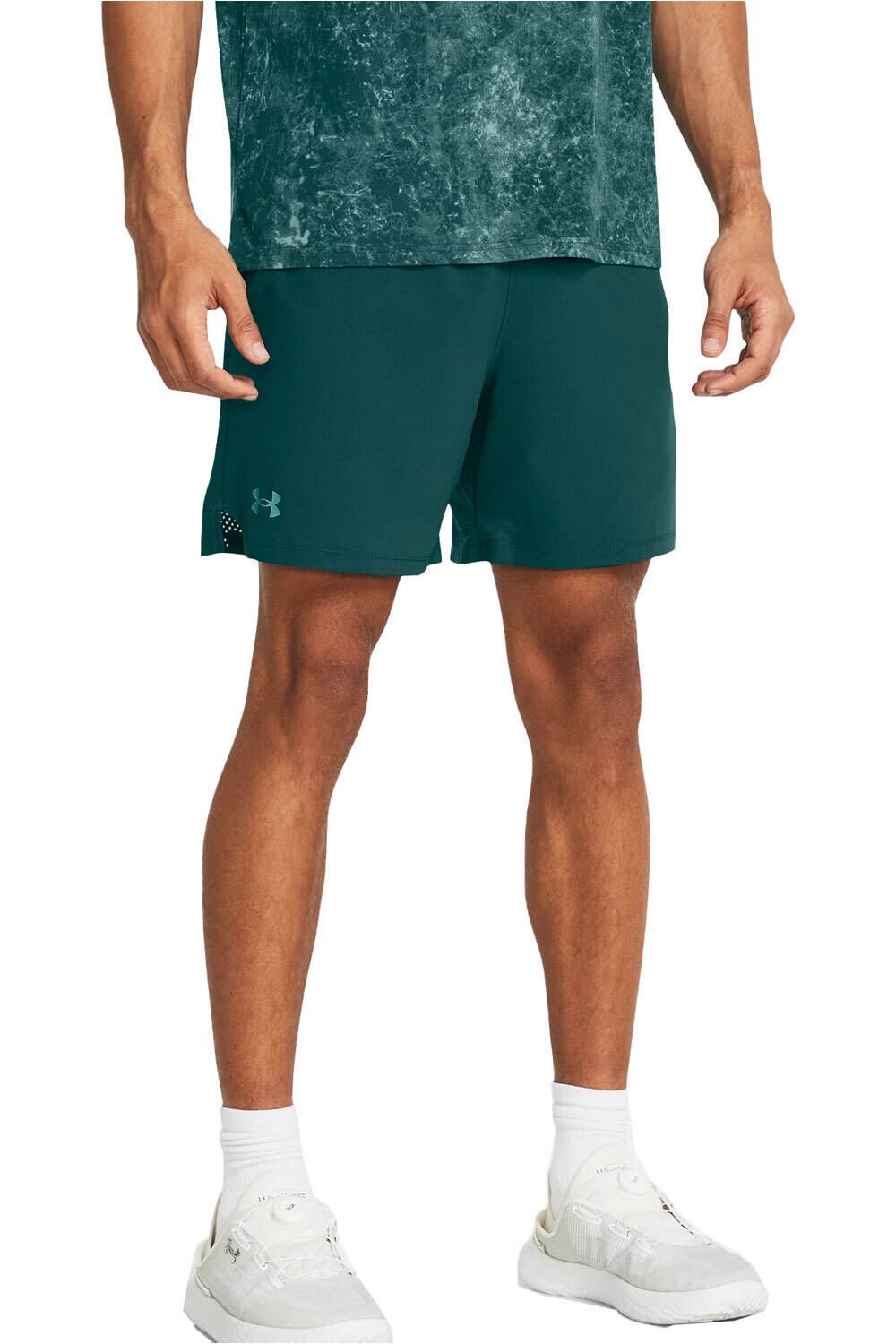 Under Armour pantalón corto fitness hombre UA Vanish Woven 6in Shorts vista frontal