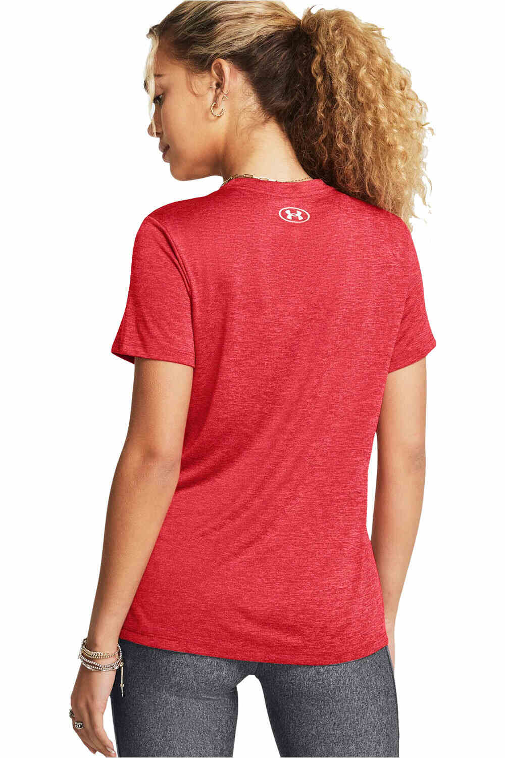 Under Armour camisetas fitness mujer Tech SSC- Twist vista trasera