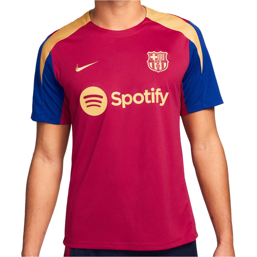 Nike camiseta de fútbol oficiales BARCELONA 24 M NK DF STRK SS TOP K GRAN vista frontal