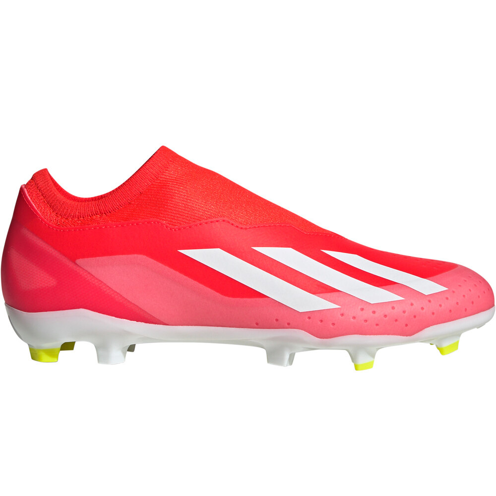 adidas botas de futbol cesped artificial X CRAZYFAST LEAGUE LL FG RONE lateral exterior